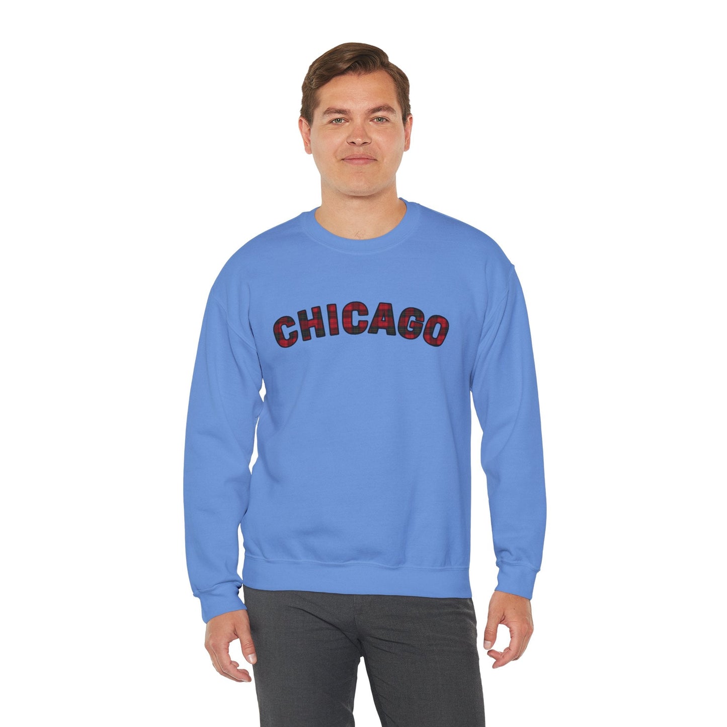 Plaid Chicago Sweatshirt - Unisex