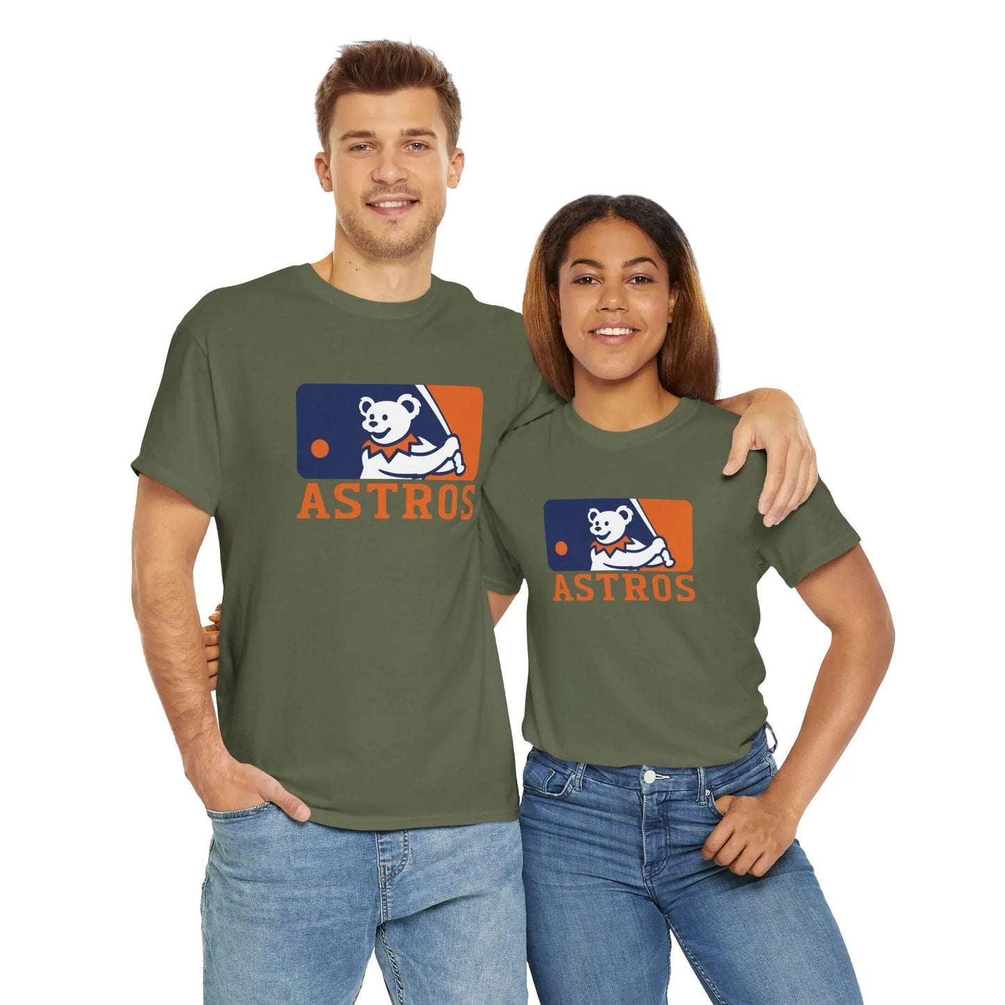 Houston Astros Original Dancing Bear MLB × Grateful Dead Tee