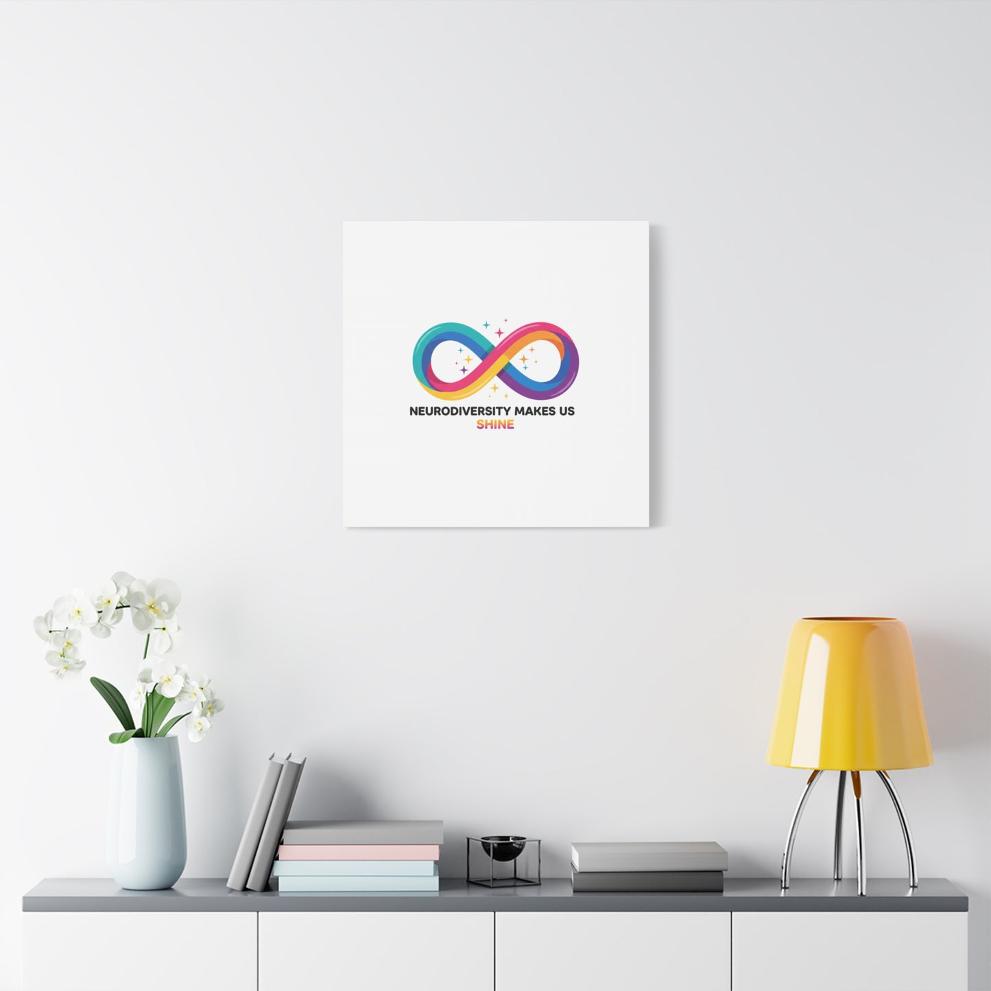 Neurodiversity Makes Us Shine Canvas | Autism Acceptance, Autistic Pride