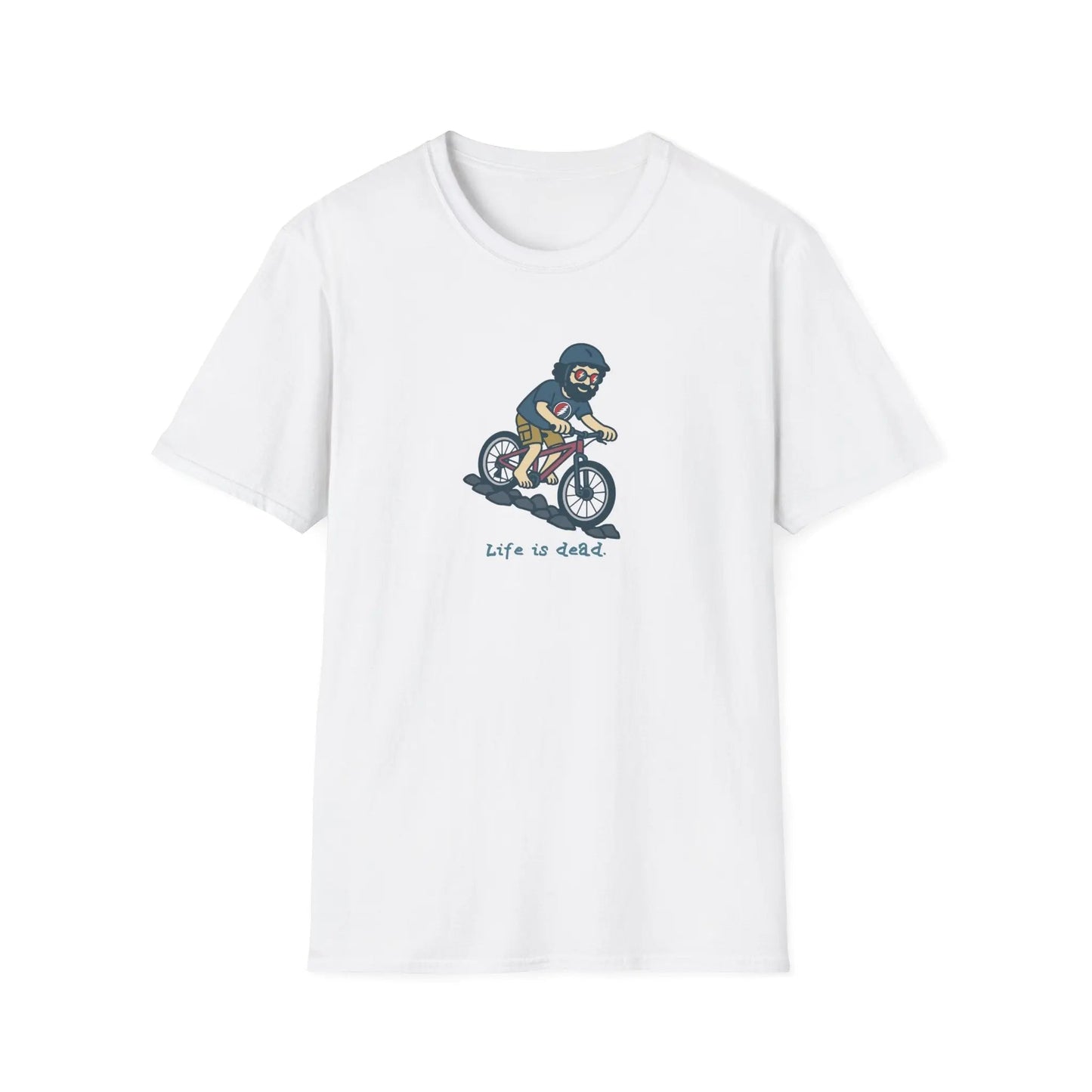 Mountain Bikin' Jerry - Life is dead.® × Grateful Dead Tee