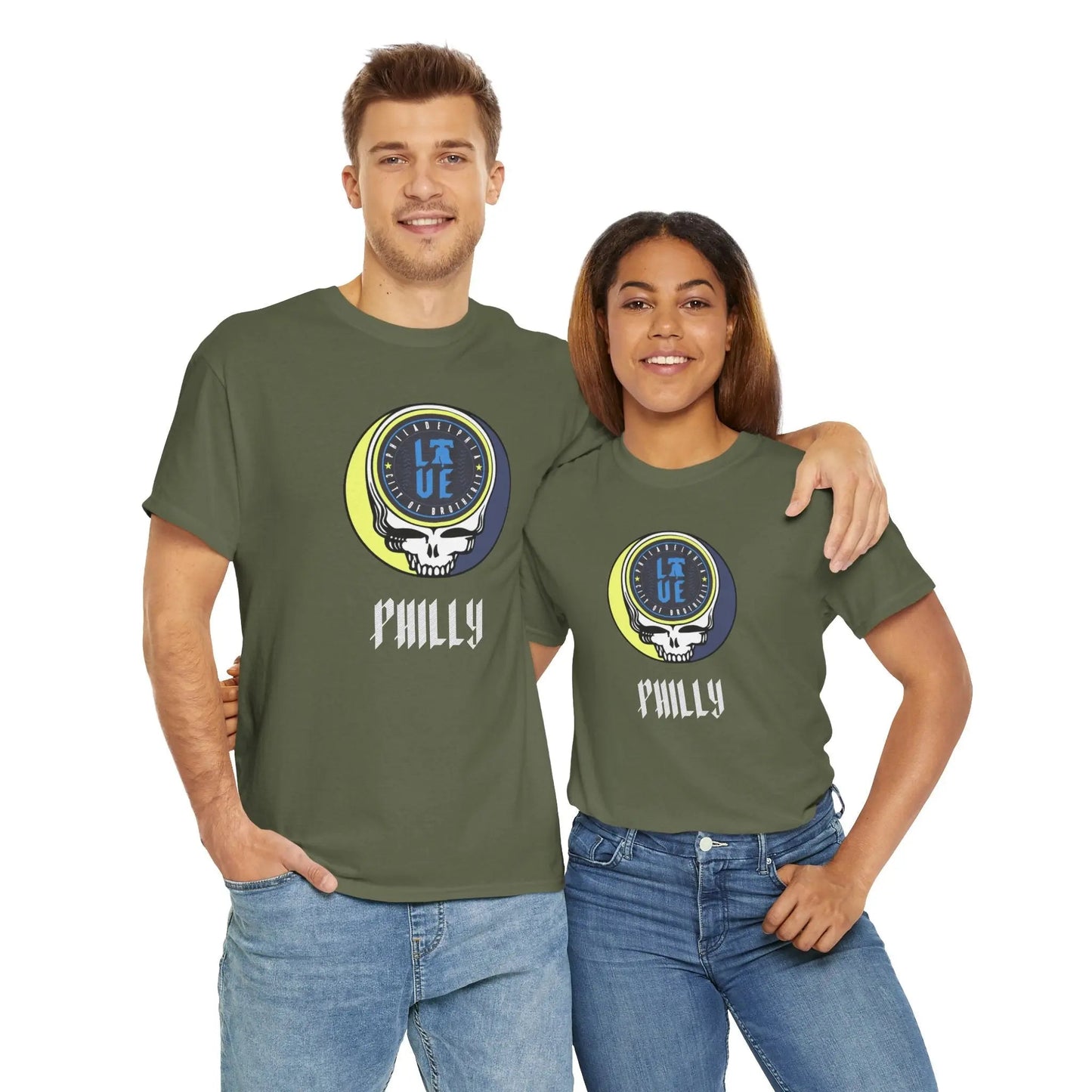 Philly City Connect Logo Stealie × Grateful Dead Tee