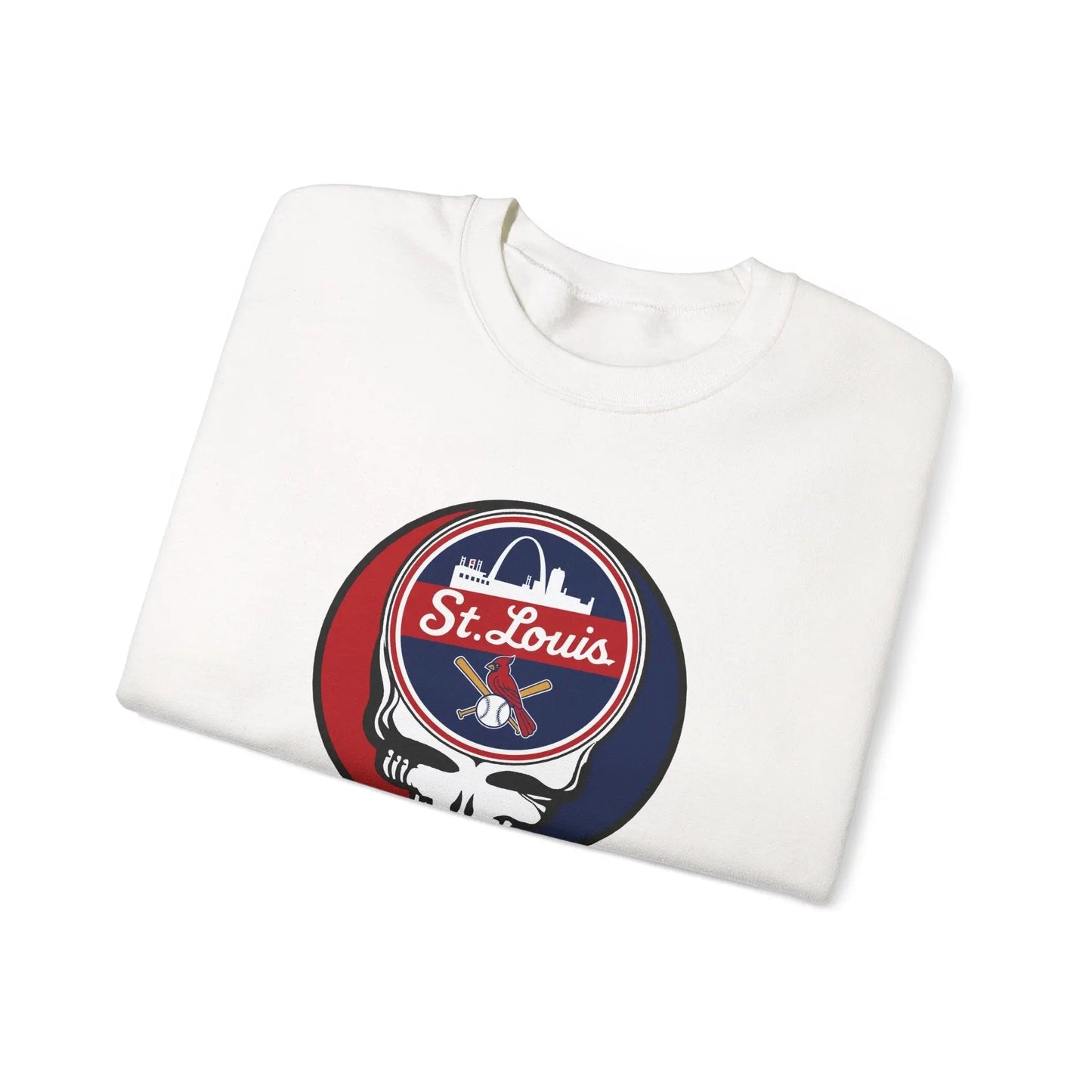 St. Louis Cardinals Original Stealie × Grateful Dead Crewneck