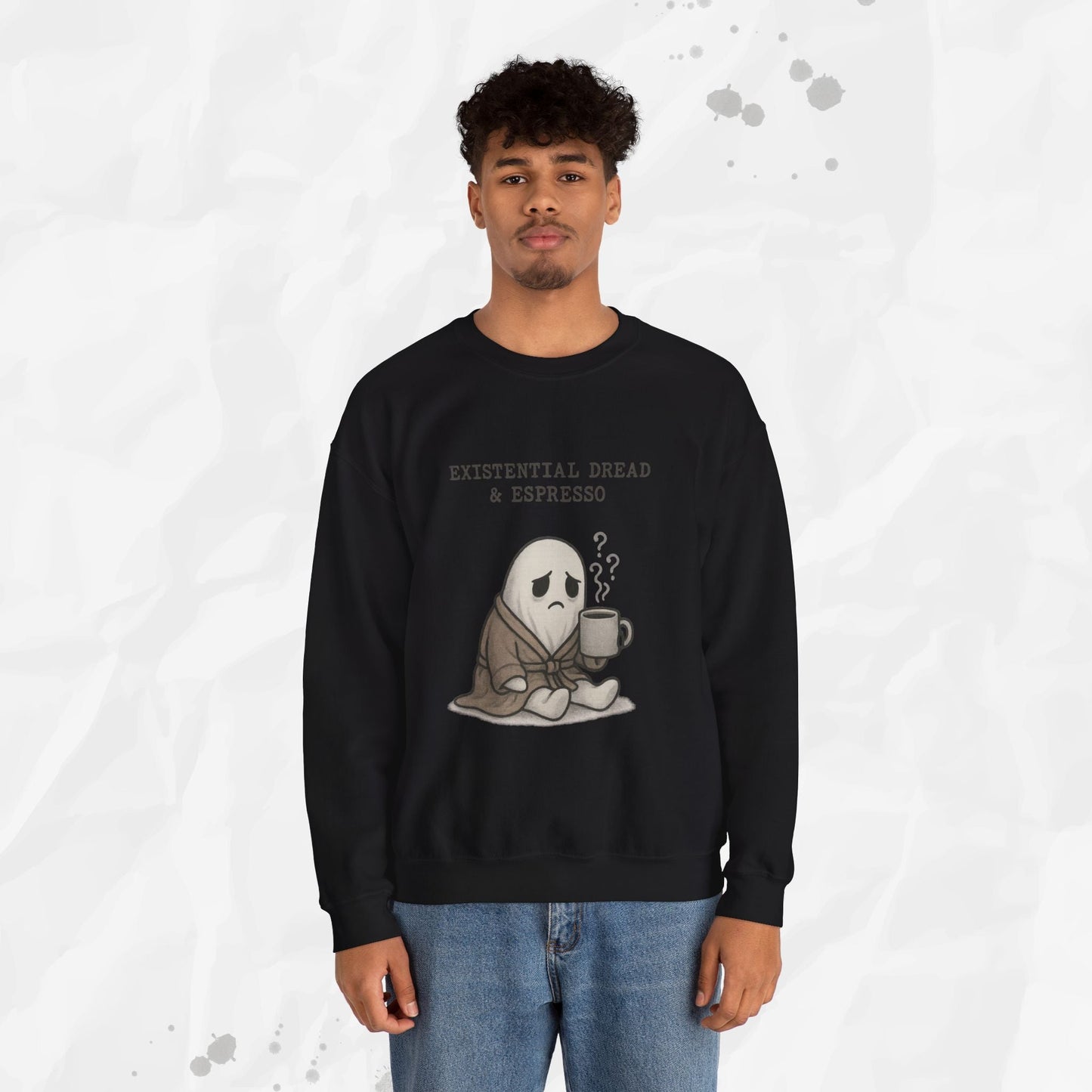 Existential Dread & Espresso - Crewneck Sweatshirt