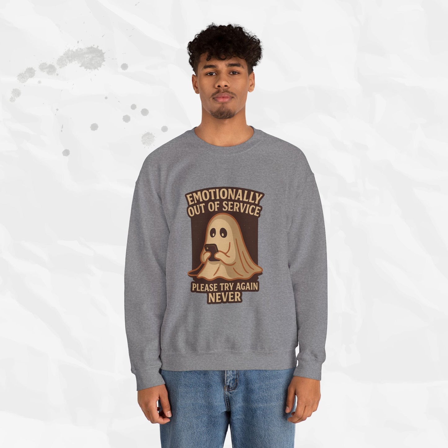 Emotionally Out of Service – Crewneck Sweatshirt