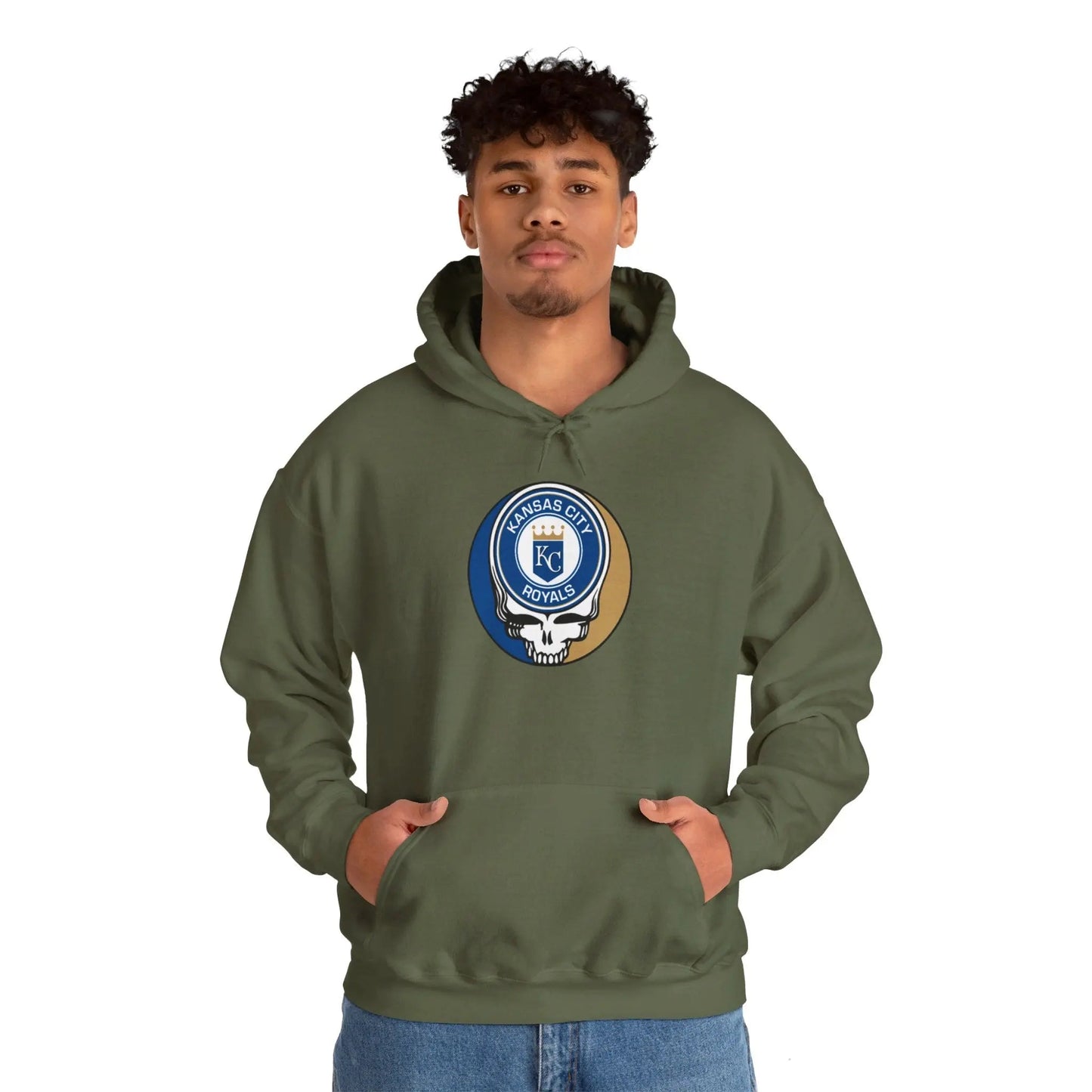 Kansas City Royals Logo Stealie × Grateful Dead Hoodie