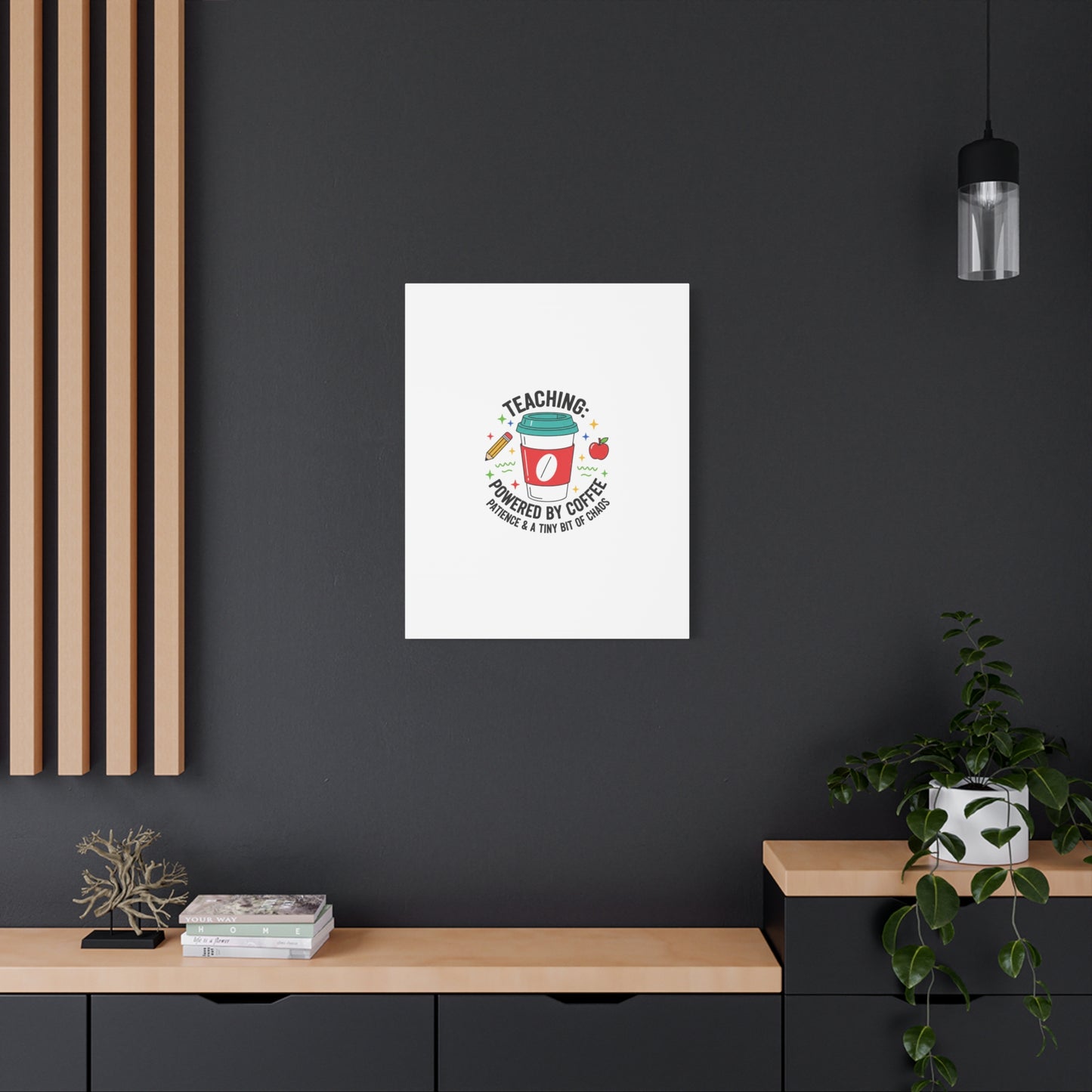 Teaching Powered by Coffee Canvas, Teacher Appreciation Gifts | Teacher Life, Classroom Humor