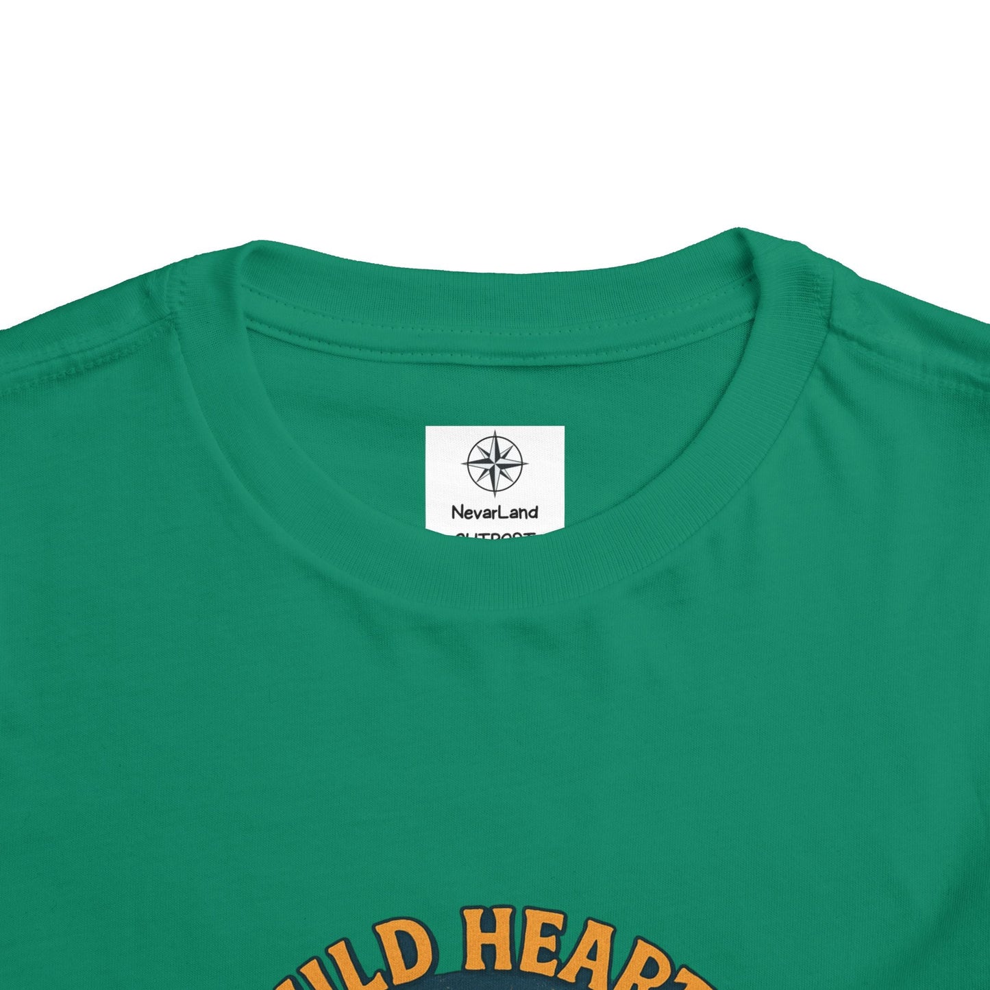 "Wild Hearts Never Lost" Bear Guitar Campfire - Toddler Tee