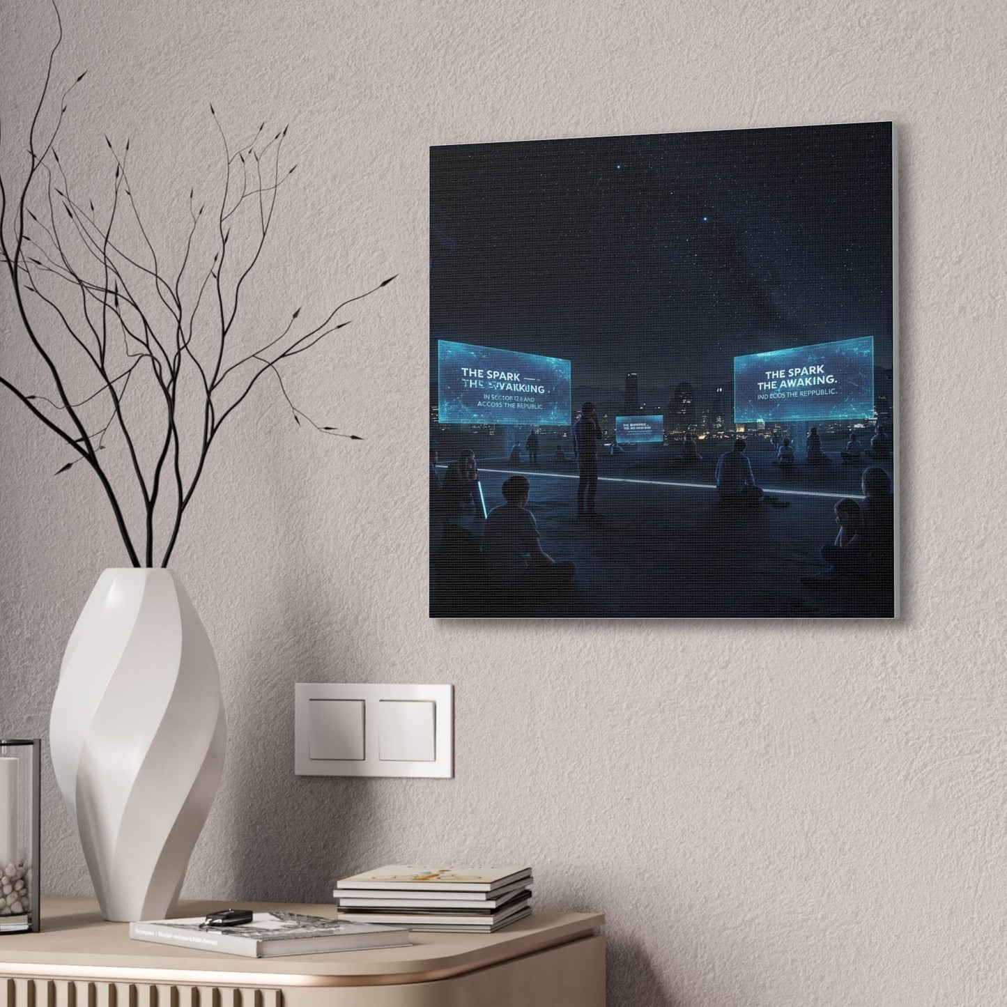 Inspirational Canvas Wall Art - 'The Spark, The Awakening'