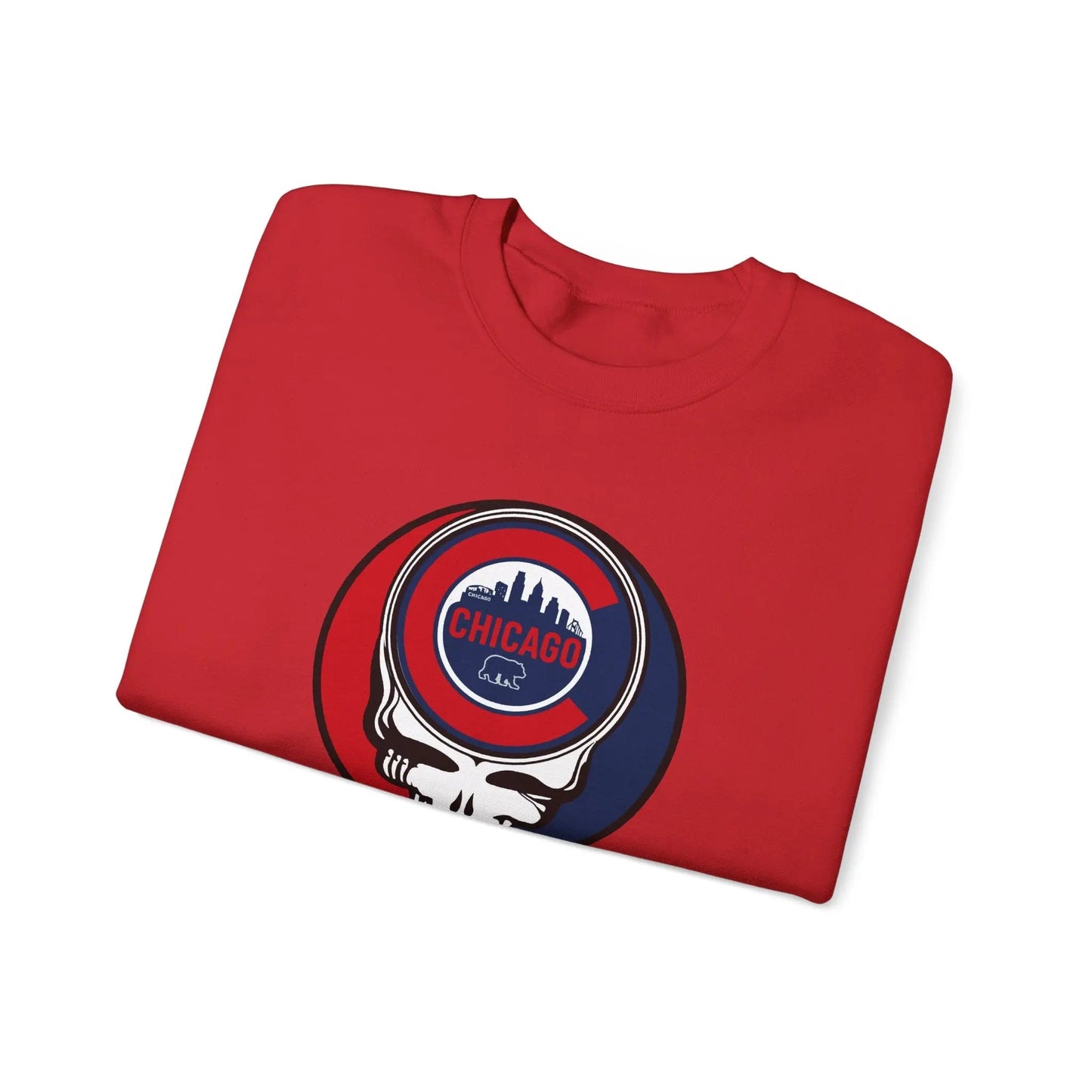 Chicago Cubs Original Stealie × Grateful Dead Crewneck