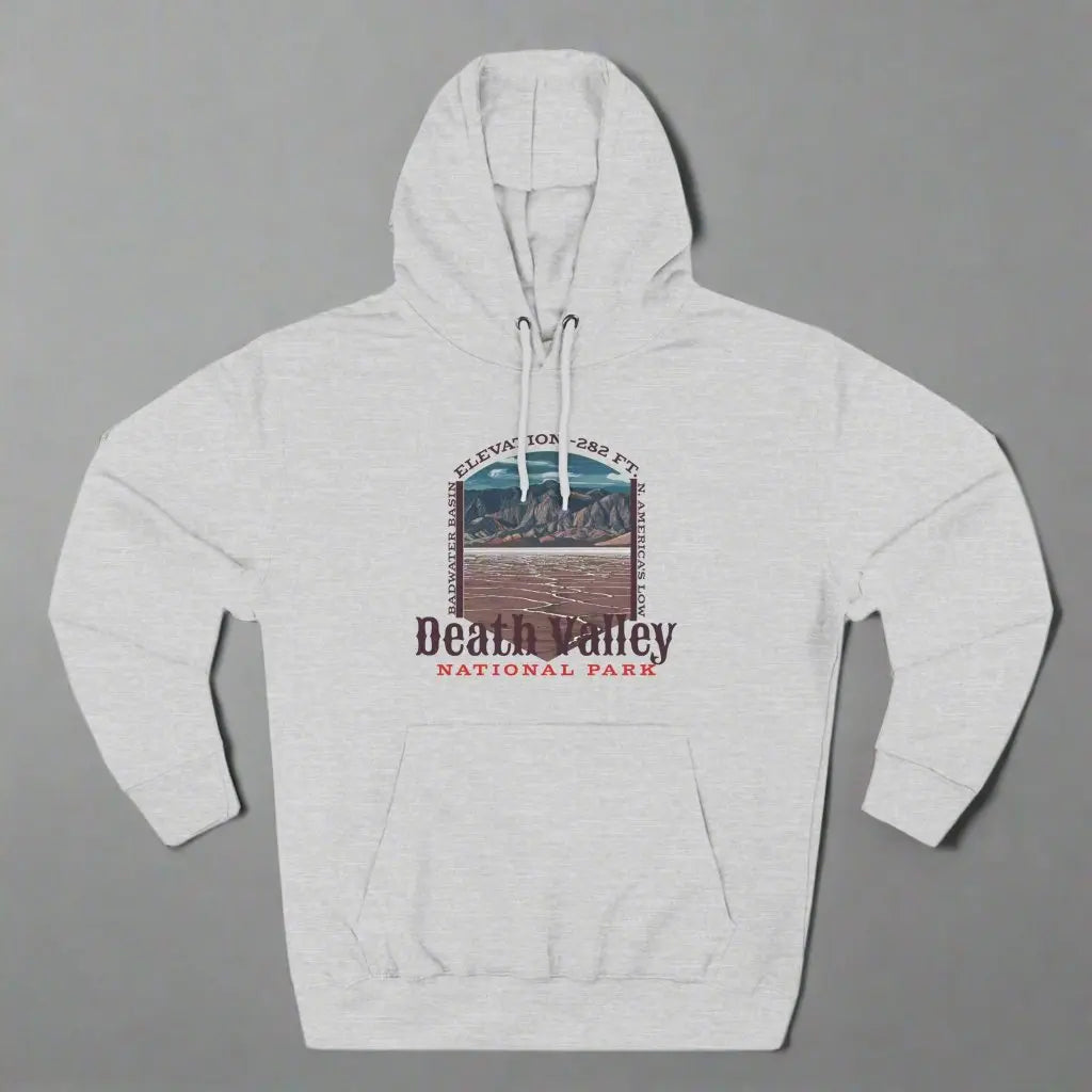 Death Valley National Park Fleece Hoodie Badwater Basin