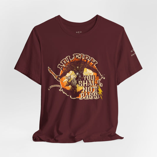 Ableism - You Shall Not Pass - LOTR Style - Unisex Jersey Short Sleeve Tee (Ships Internationally)