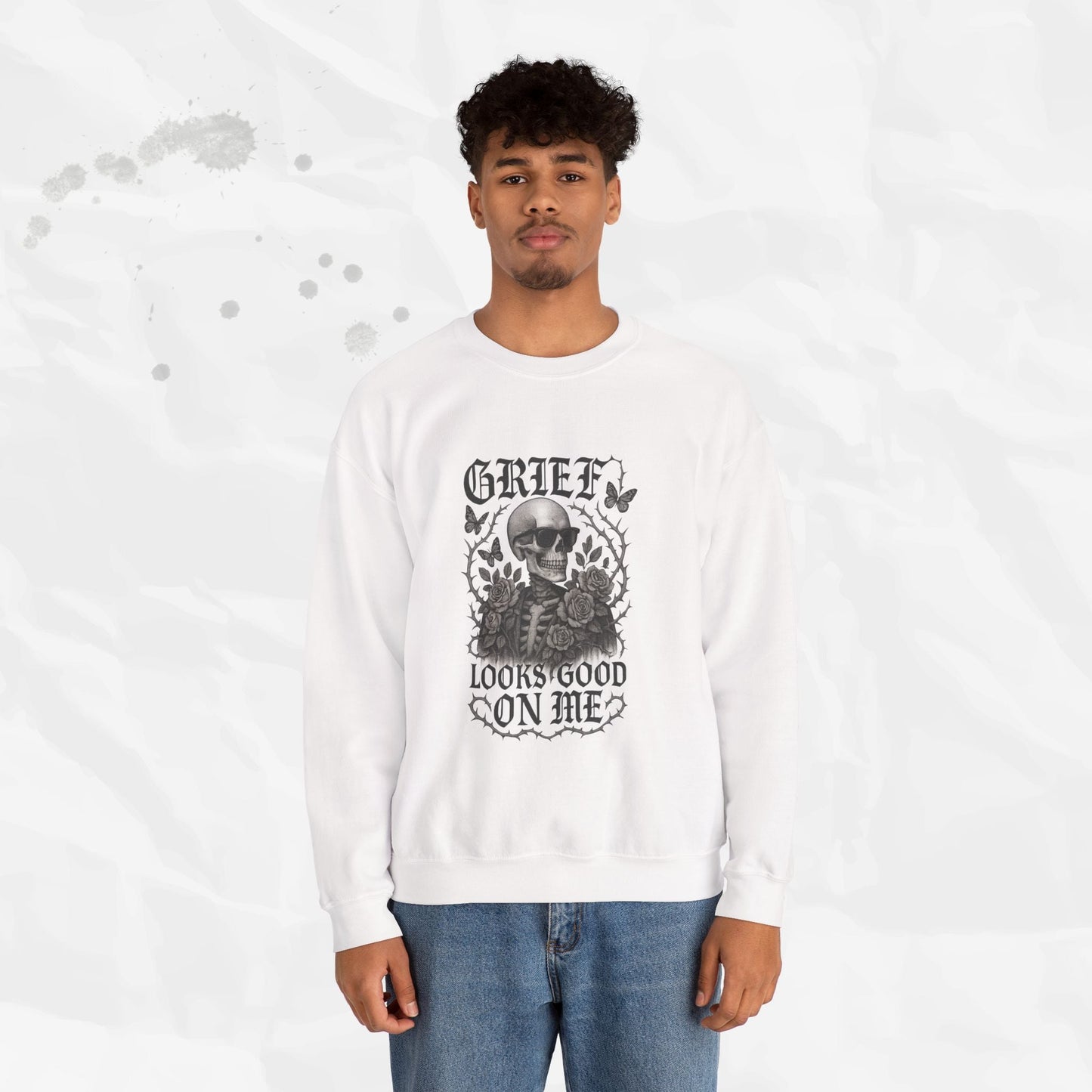 Grief Looks Good on Me - Crewneck Sweatshirt