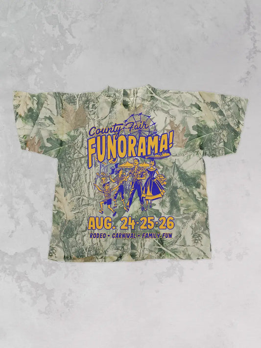 Underground Original Design: County Fair Funorama, Country Western Oversized TShirt
