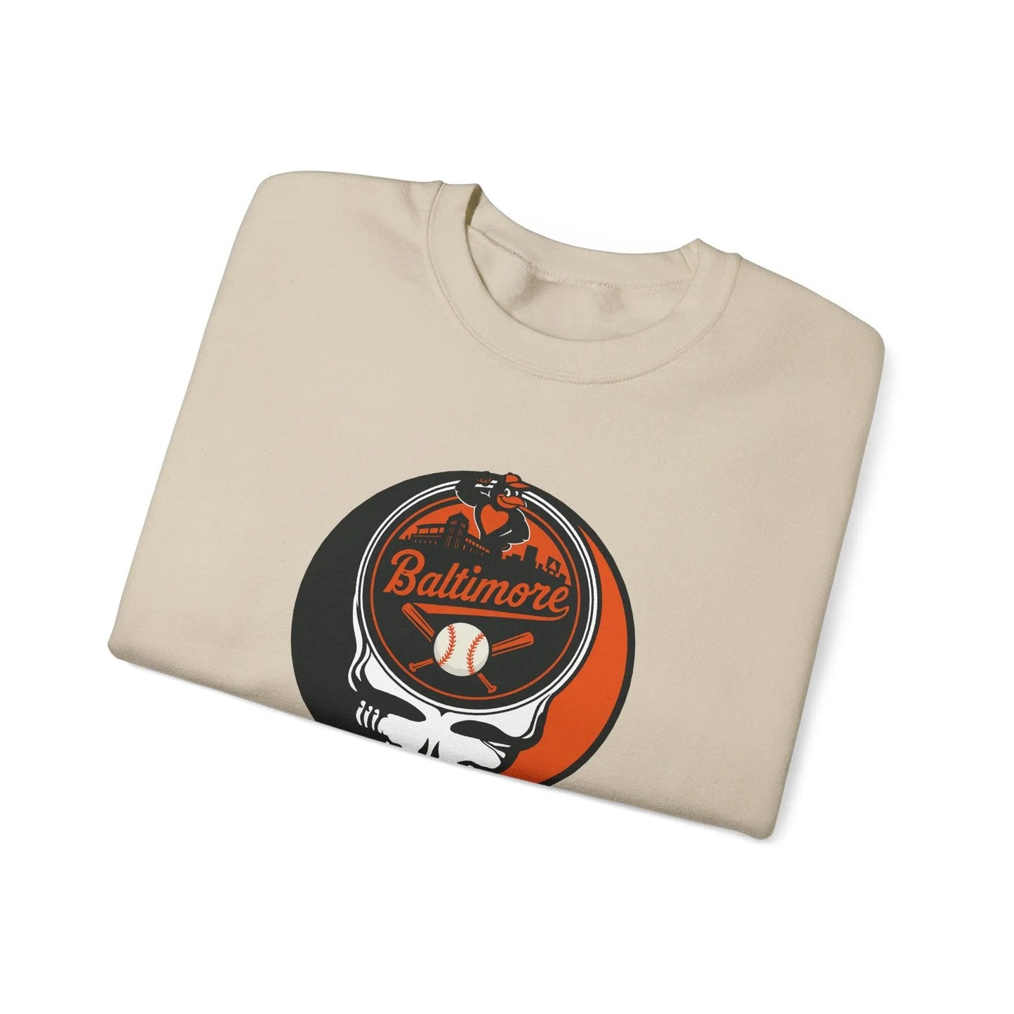 Baltimore Orioles Original Stealie × Grateful Dead Crewneck