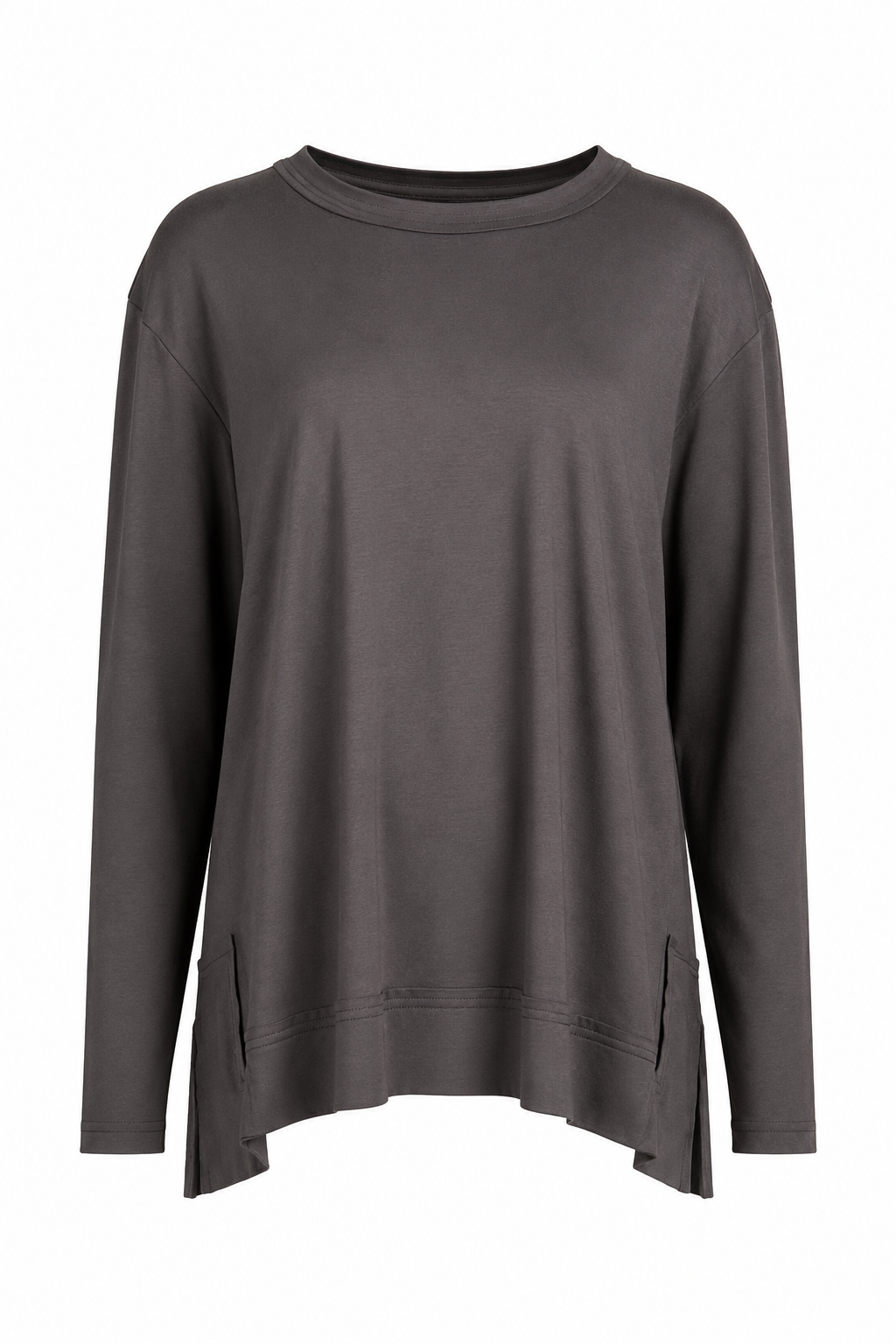 Pima Cotton Detail Tee - Lava