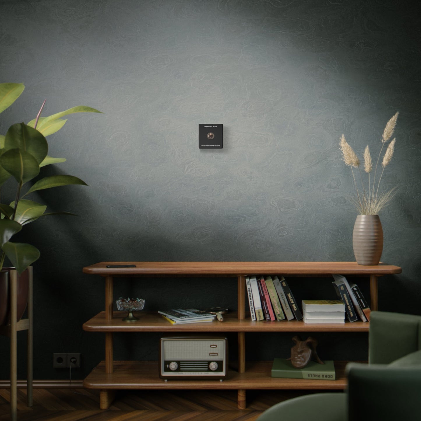 "Memento Mori" Matte Canvas - Inspirational Wall Art -"Live with Intention, Gratitude, and Purpose"