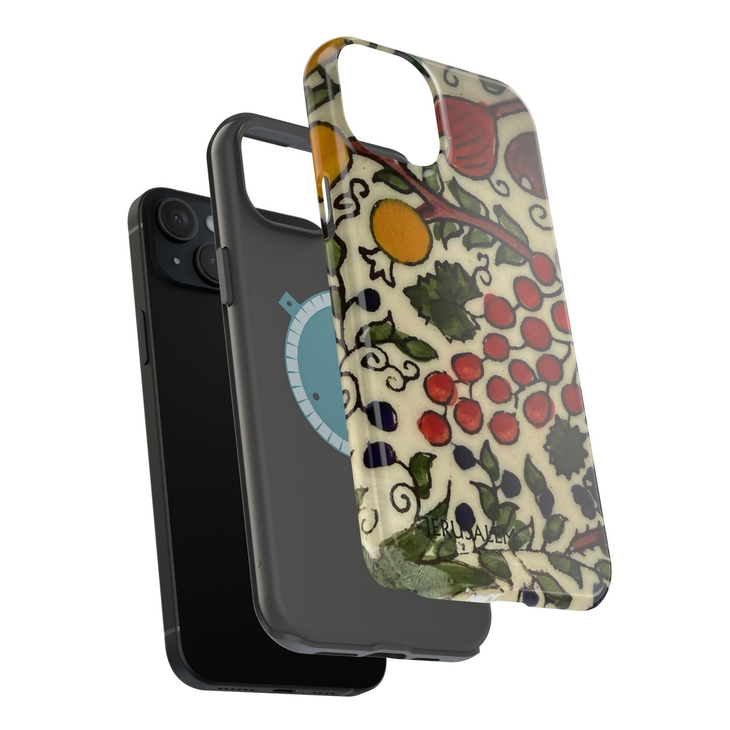 Jerusalem City Fruits Design Iphone Magnetic Tough Case