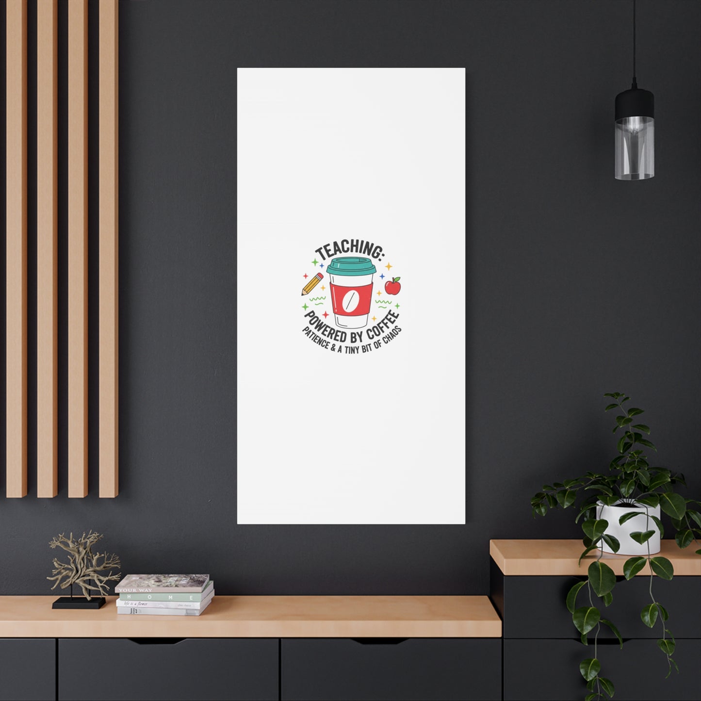 Teaching Powered by Coffee Canvas, Teacher Appreciation Gifts | Teacher Life, Classroom Humor