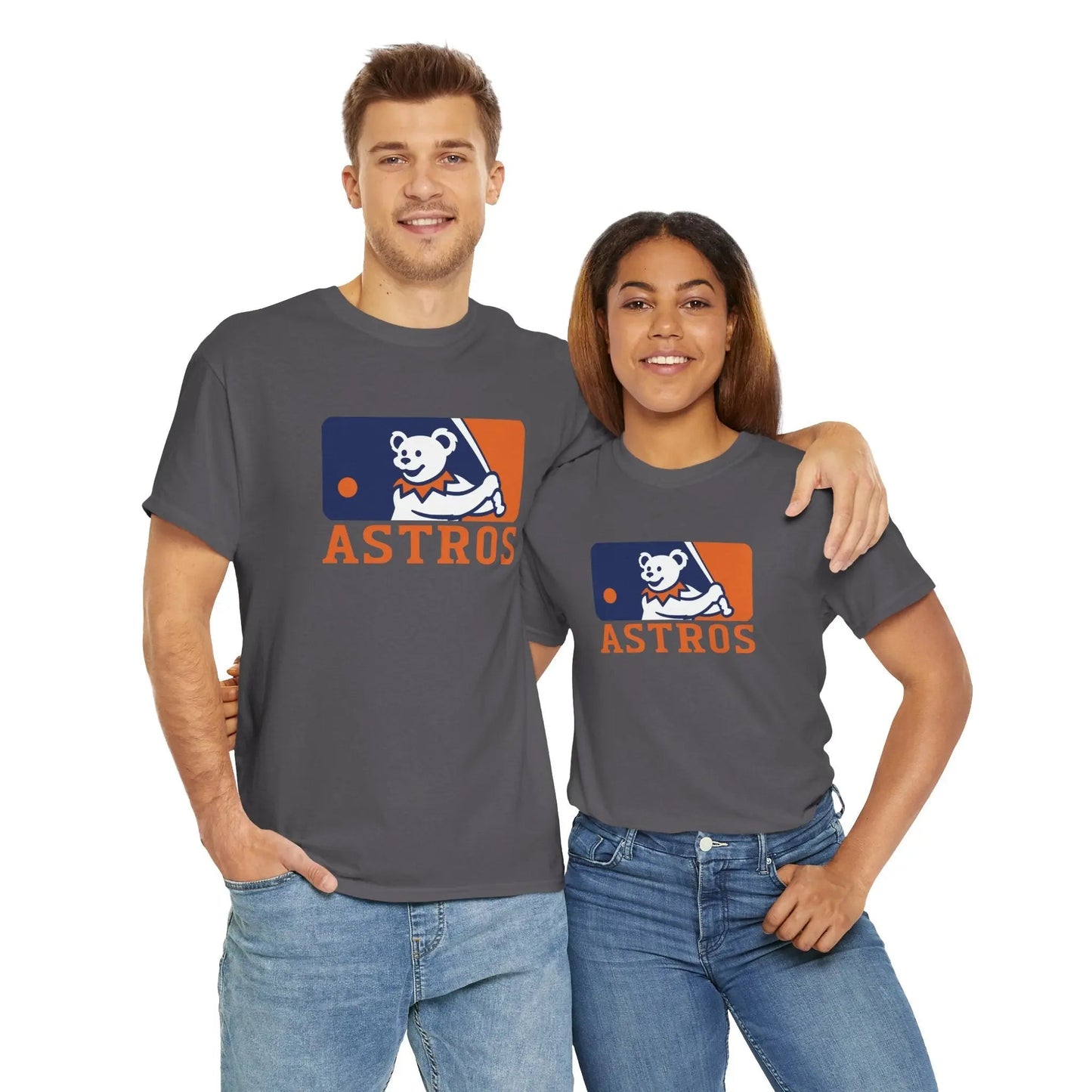 Houston Astros Original Dancing Bear MLB × Grateful Dead Tee