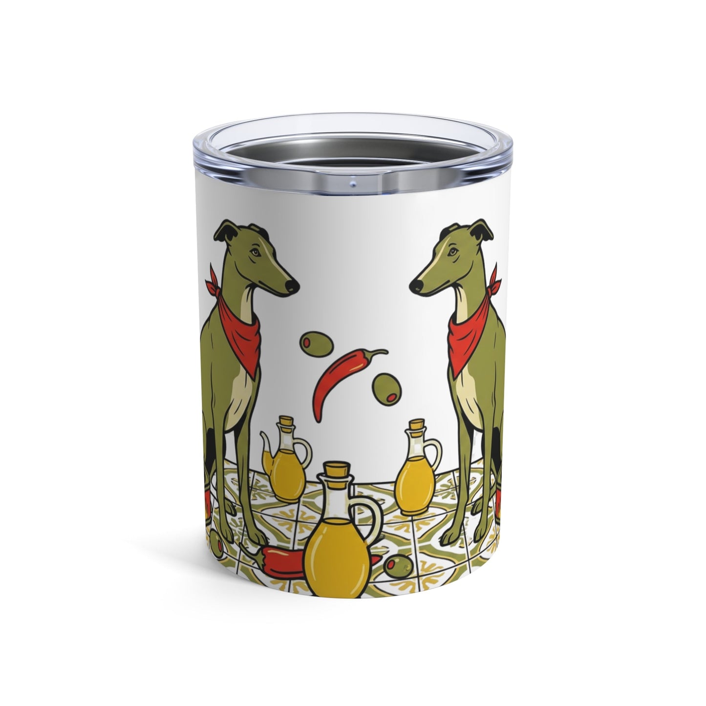 Tinned Fish Pups - Spicy Anchovy Greyhounds 12oz Short Tumbler