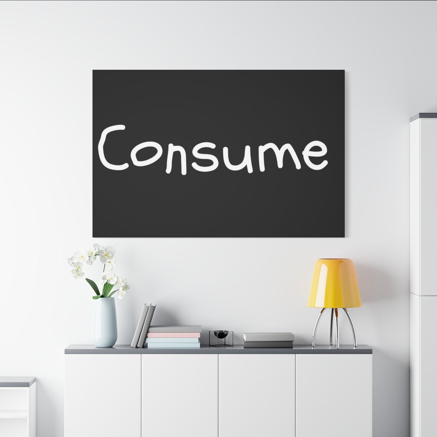 Classic Canvas -"Consume"