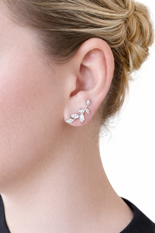 Ivy Earrings- Silver