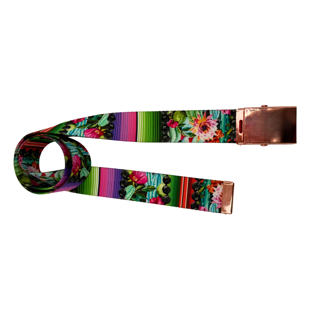 Desert Rose Belt - Small to Plus Size - Multiple Buckle Options