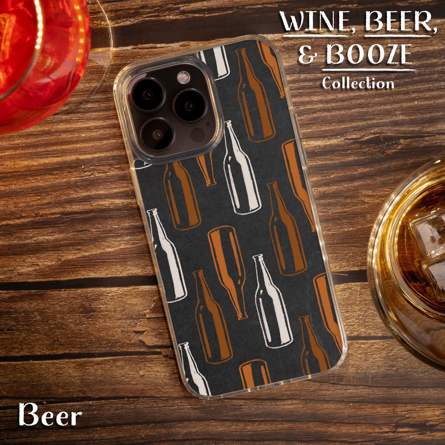 Wine, Beer, & Booze HD Apple iPhone 11 Series Phone Case