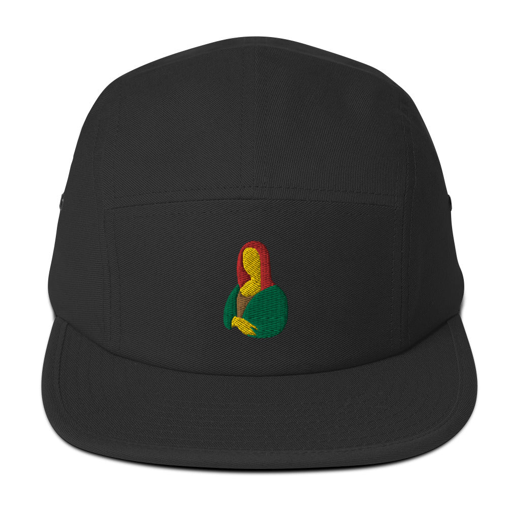 Five Panel Hat | Mona Lisa | Iconic Series | Cap | Navy