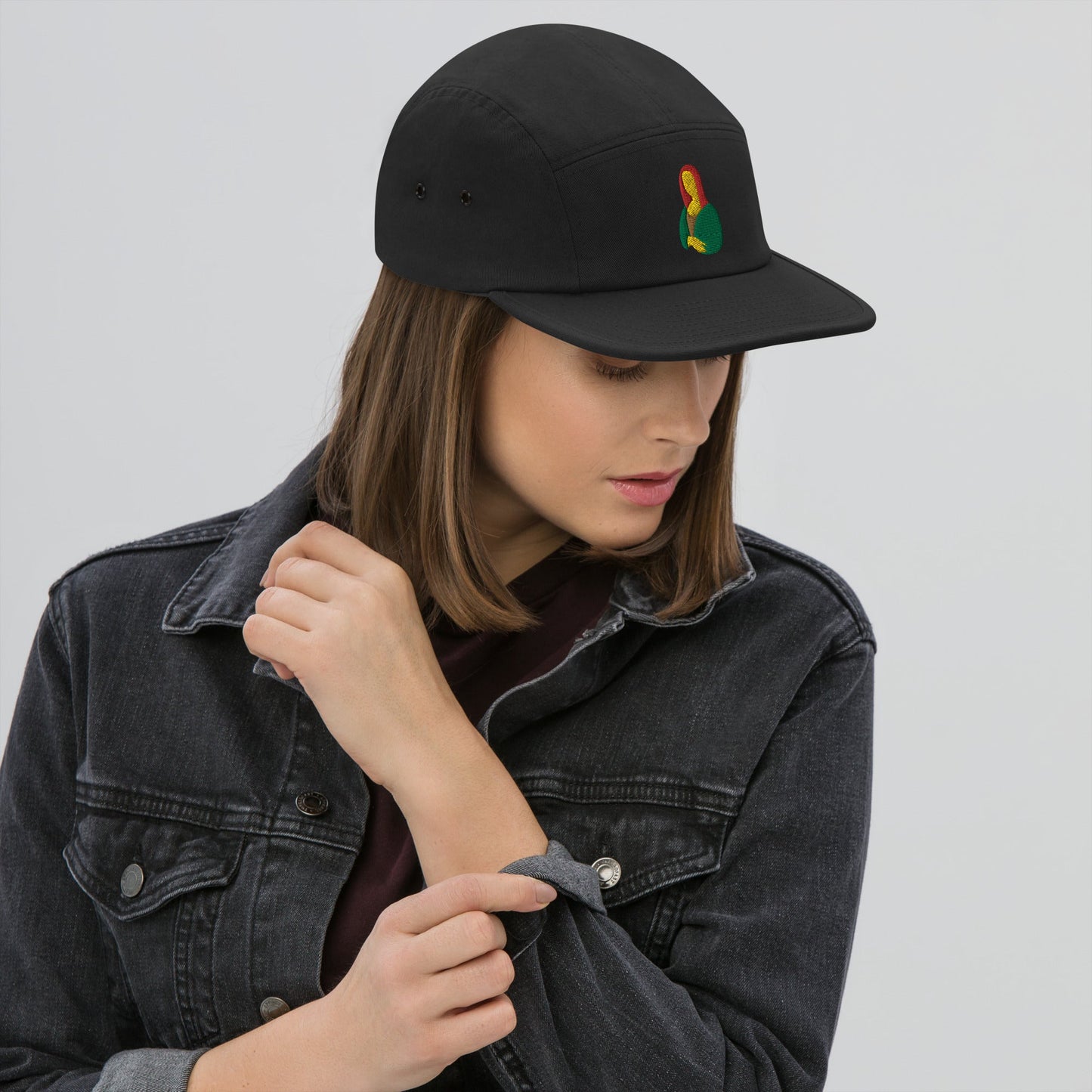Five Panel Hat | Mona Lisa | Iconic Series | Cap | Navy