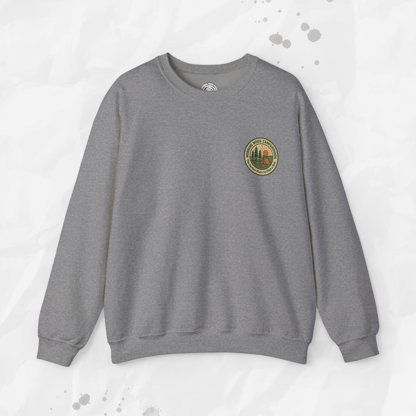 Morning Wood Campgrounds – T-Shirt (Pocket Print)