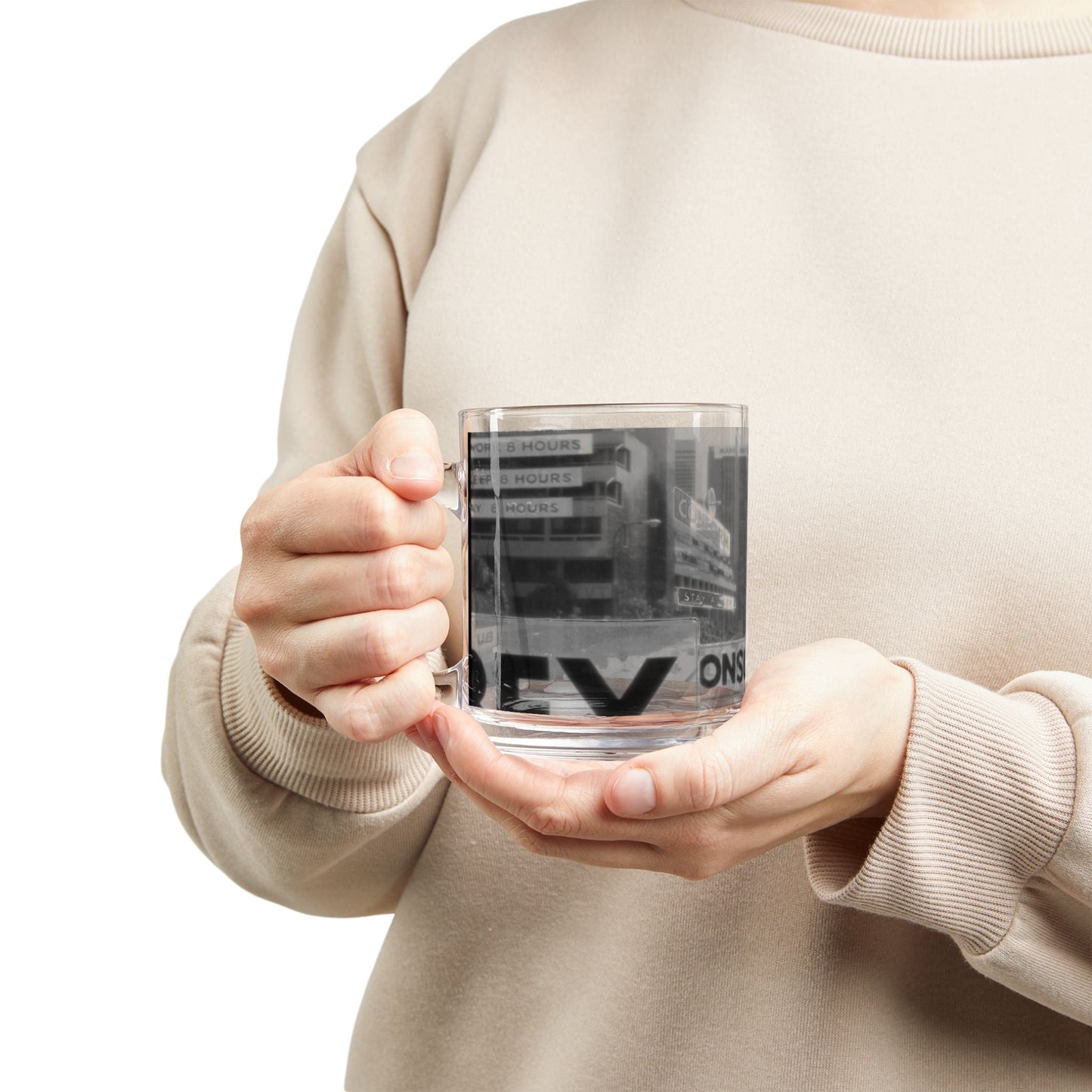 Retro Glass Mug - 10 oz - "They Live"