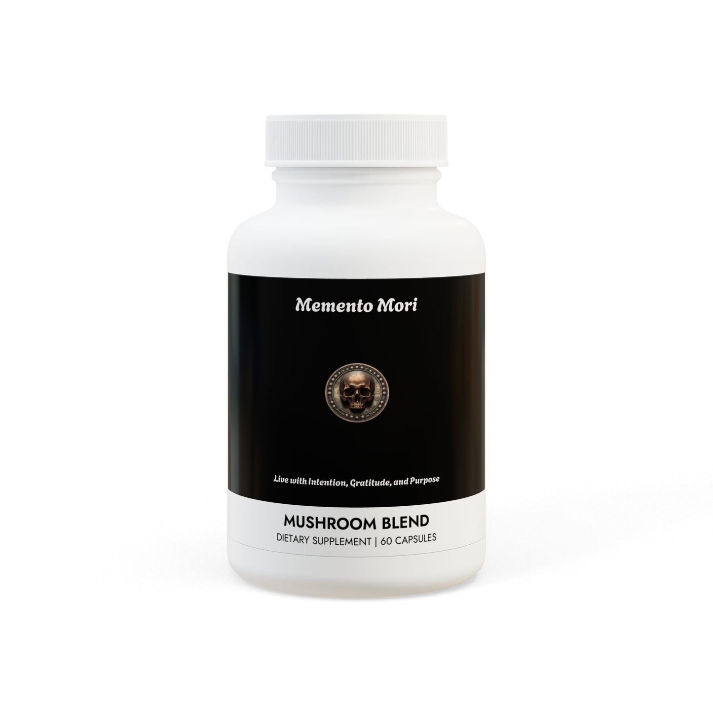Mushroom Blend Supplement (60 Capsules) - "Memento Mori"