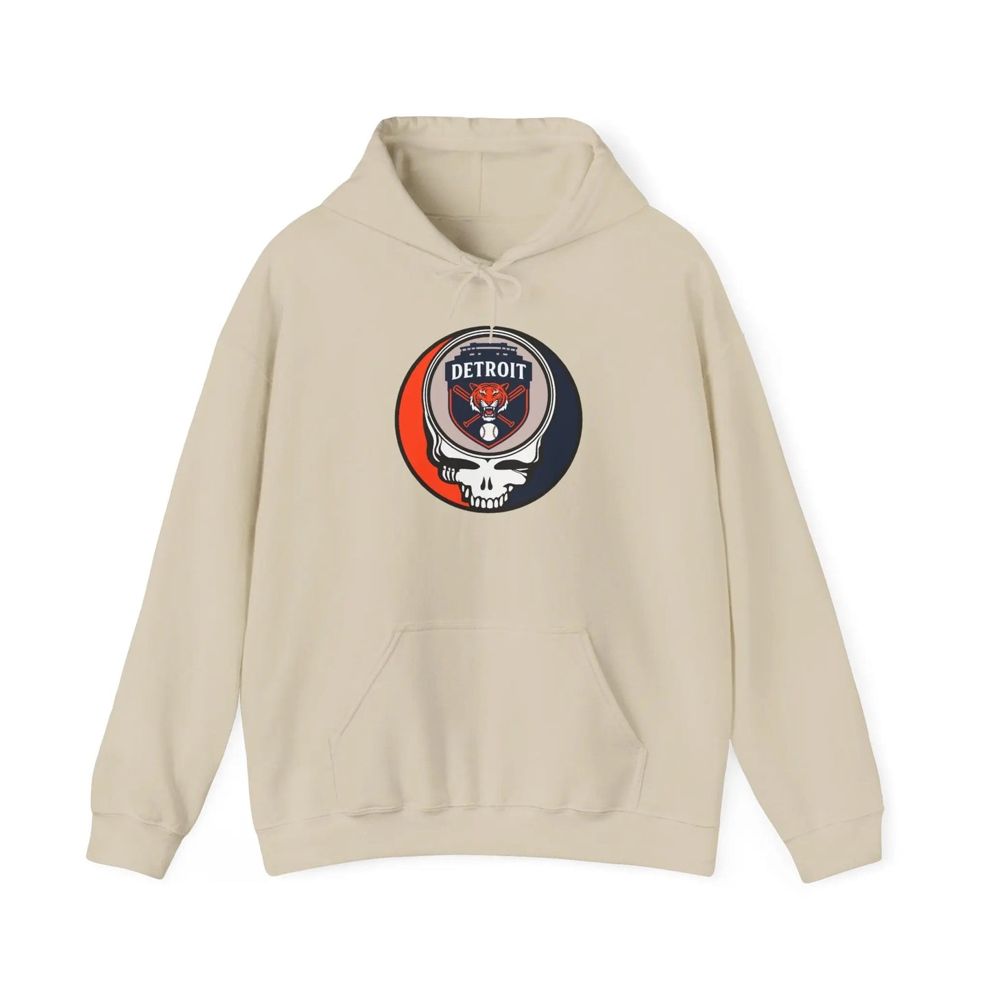 Detroit Tigers Original Stealie × Grateful Dead Hoodie