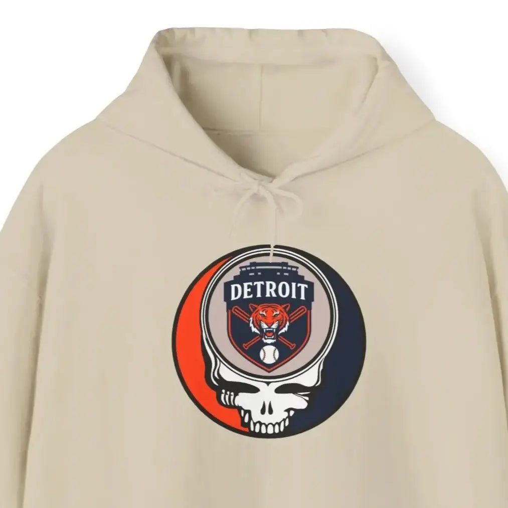 Detroit Tigers Original Stealie × Grateful Dead Hoodie