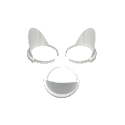 3 Pack Quart Paint Can Pourer - Fits Quart-Sized Paint Cans - White