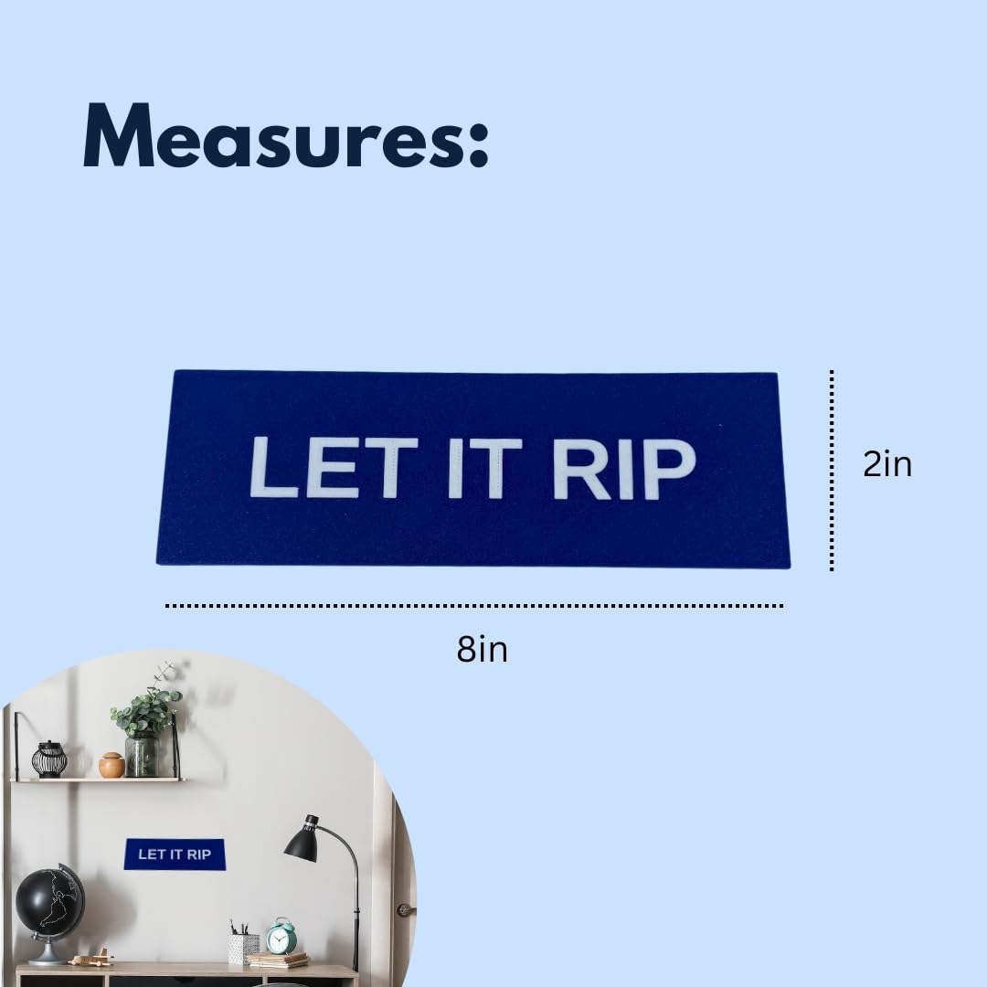 Every Second Counts Wall Sign | Inspiring Kitchen Decor | 9.25" x 3" | Made in USA