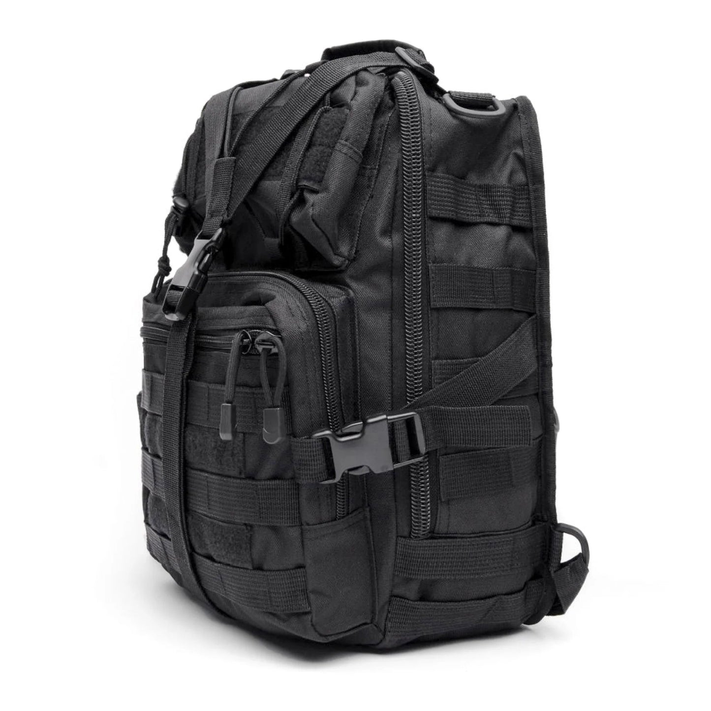 Jupitergear Tactical Military Sling Backpack 15L Shoulder Bag Molle Outdoor Daypack Backpack with Adjustable Strap