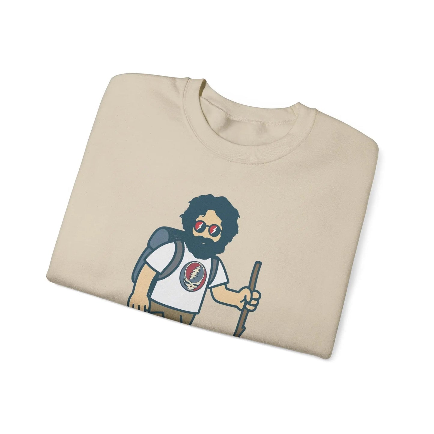 Hikin' Jerry | Life is dead.® Crewneck | Grateful Dead