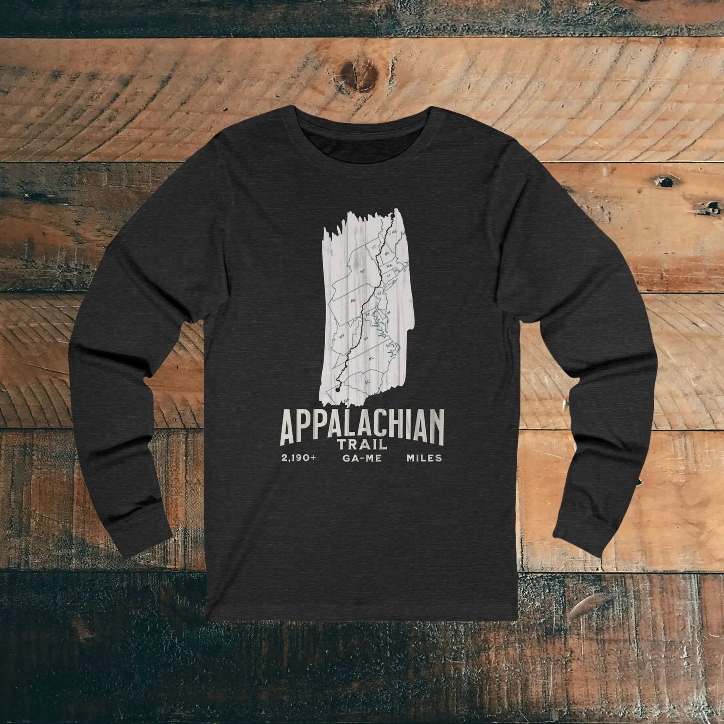 Appalachian National Scenic Trail Long Sleeve T-shirt White Blaze