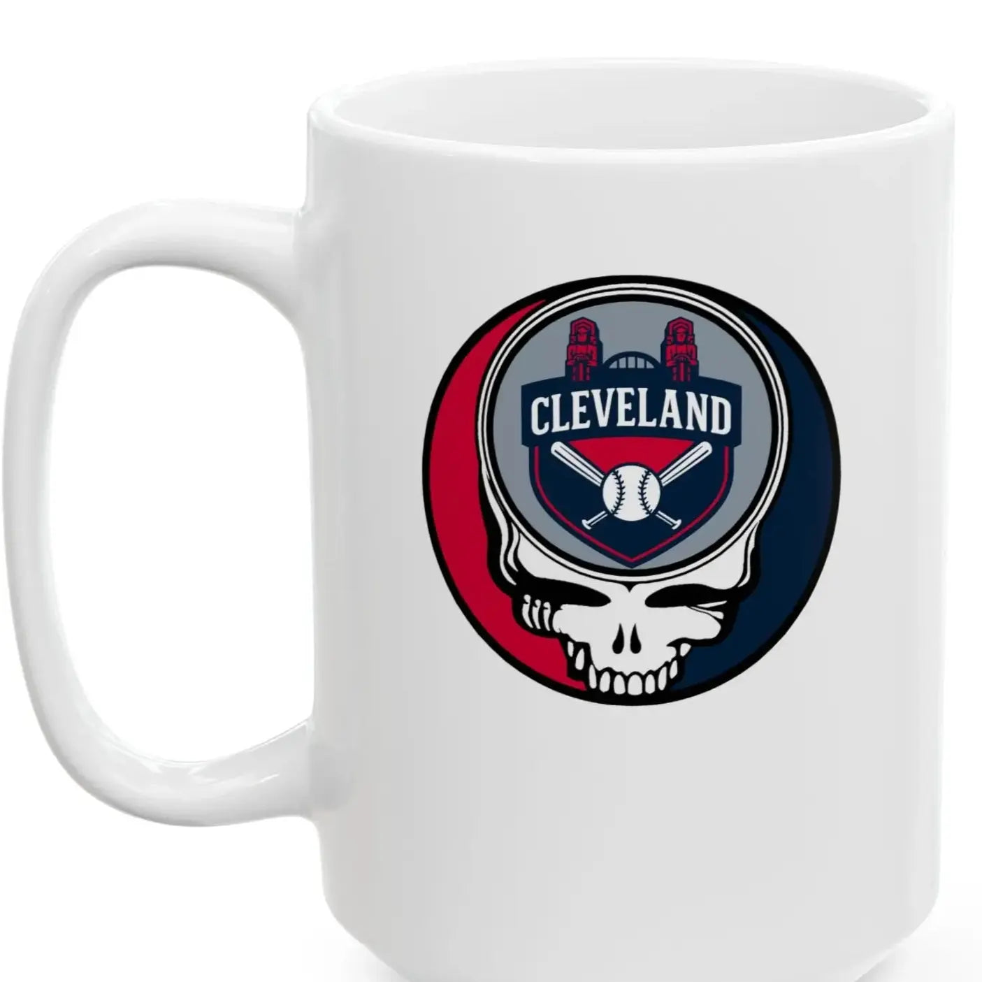 Cleveland Guardians Original Stealie Grateful Dead Coffee Mug