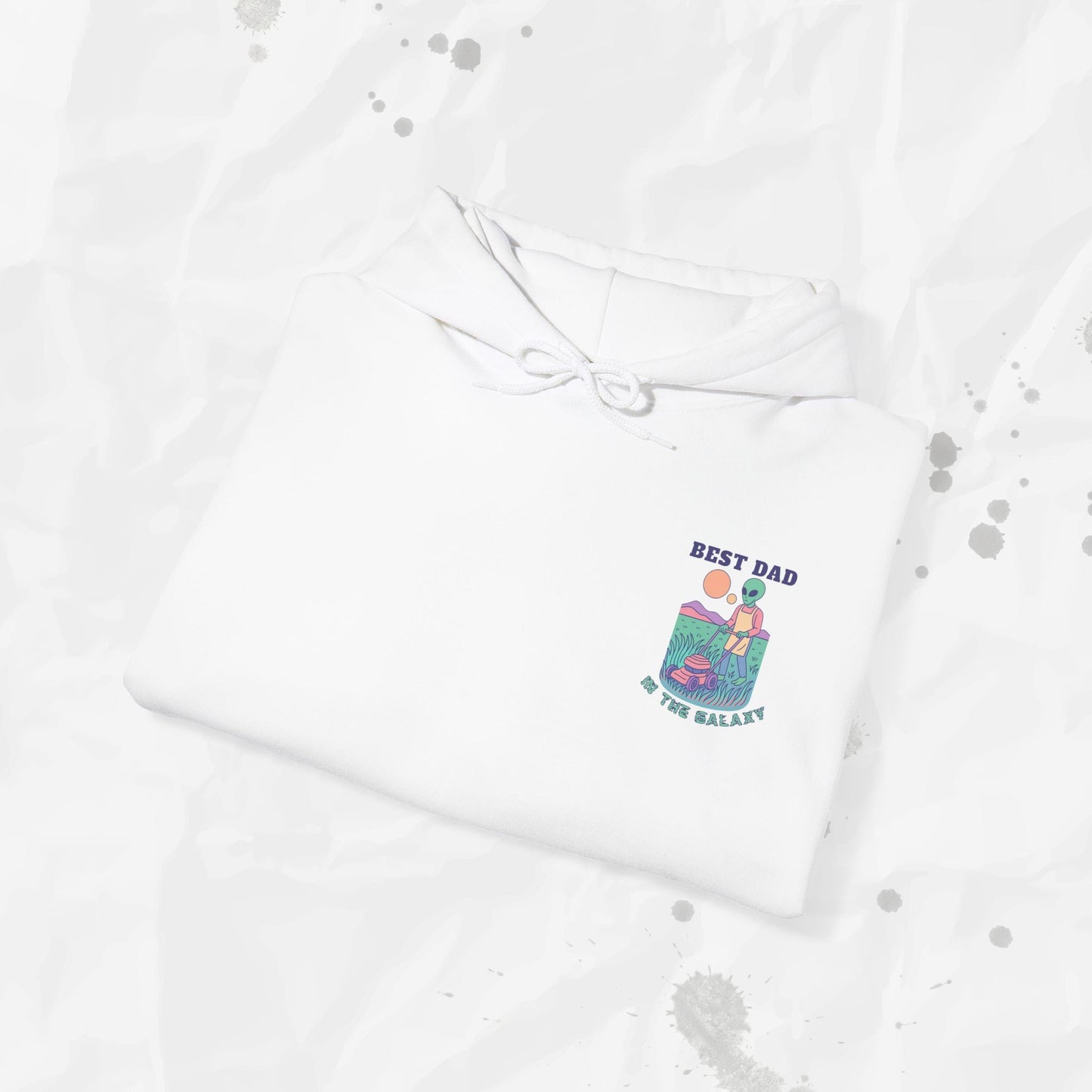 Best Dad in the Galaxy – Hoodie (Pocket Print)