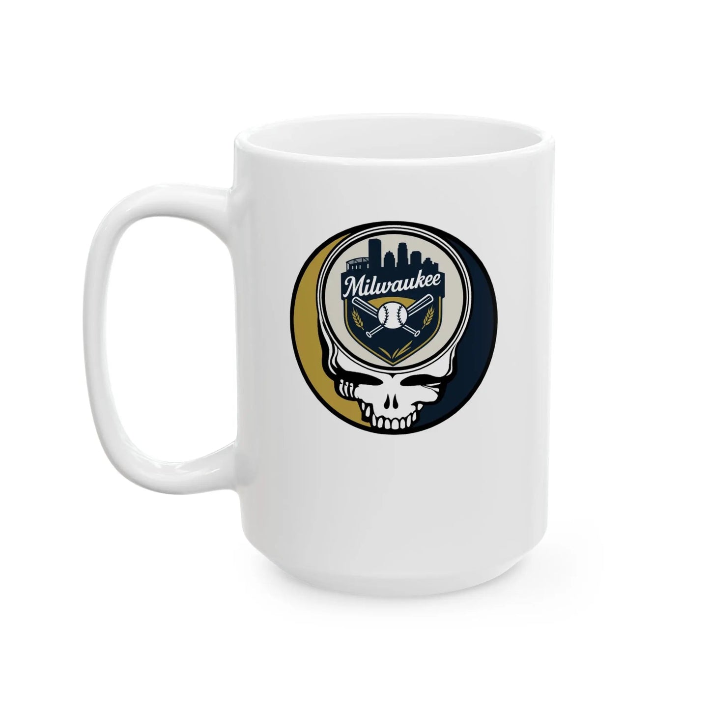 Milwaukee Brewers Original Stealie Grateful Dead Coffee Mug