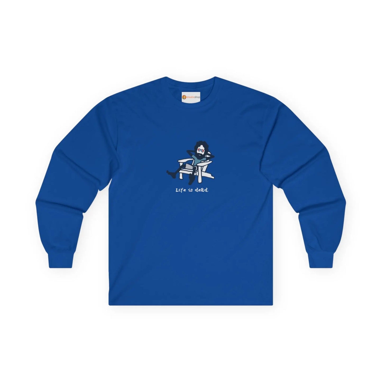 Life is dead.® Adirondack Jerry Grateful Dead Long Sleeve Shirt