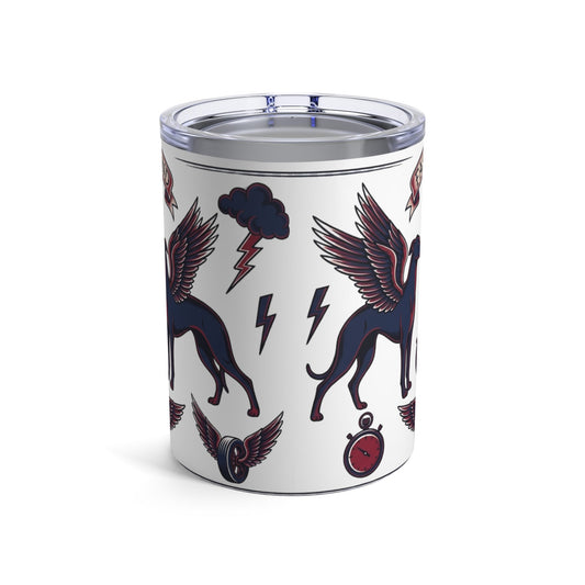 Tattoo Parlor Pups - Winged Wanderers 12oz Short Tumbler
