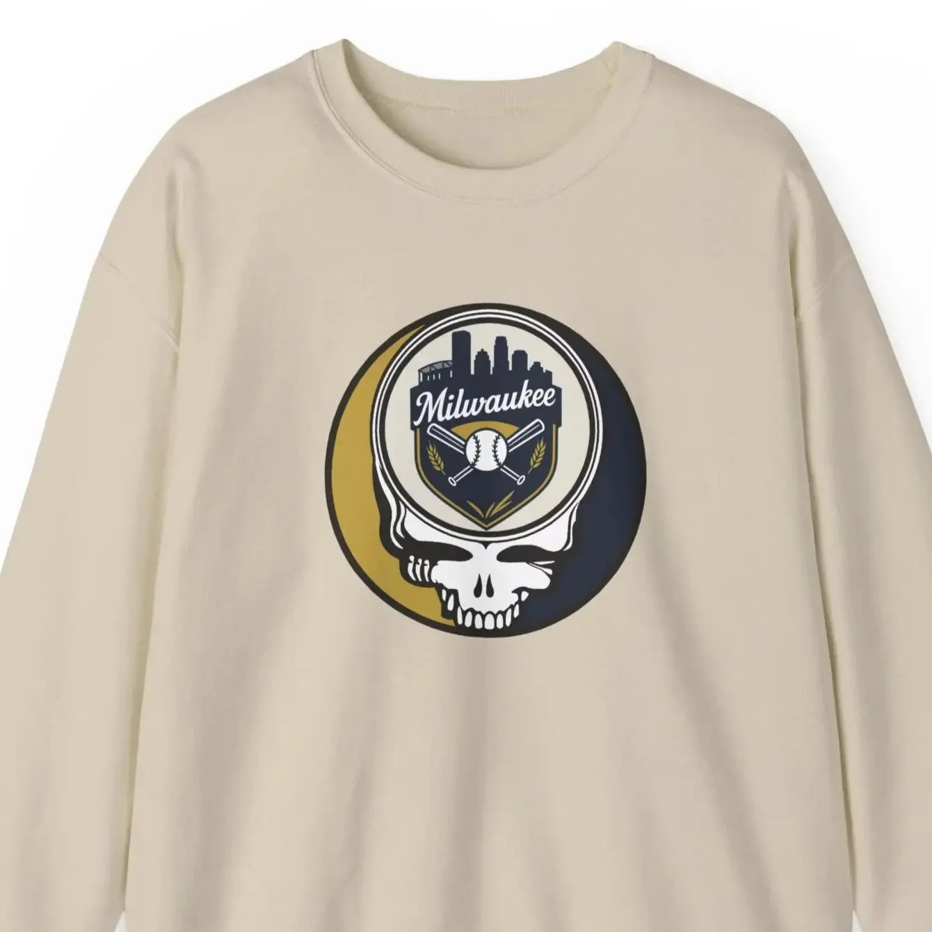 Milwaukee Brewers Original Stealie × Grateful Dead Crewneck