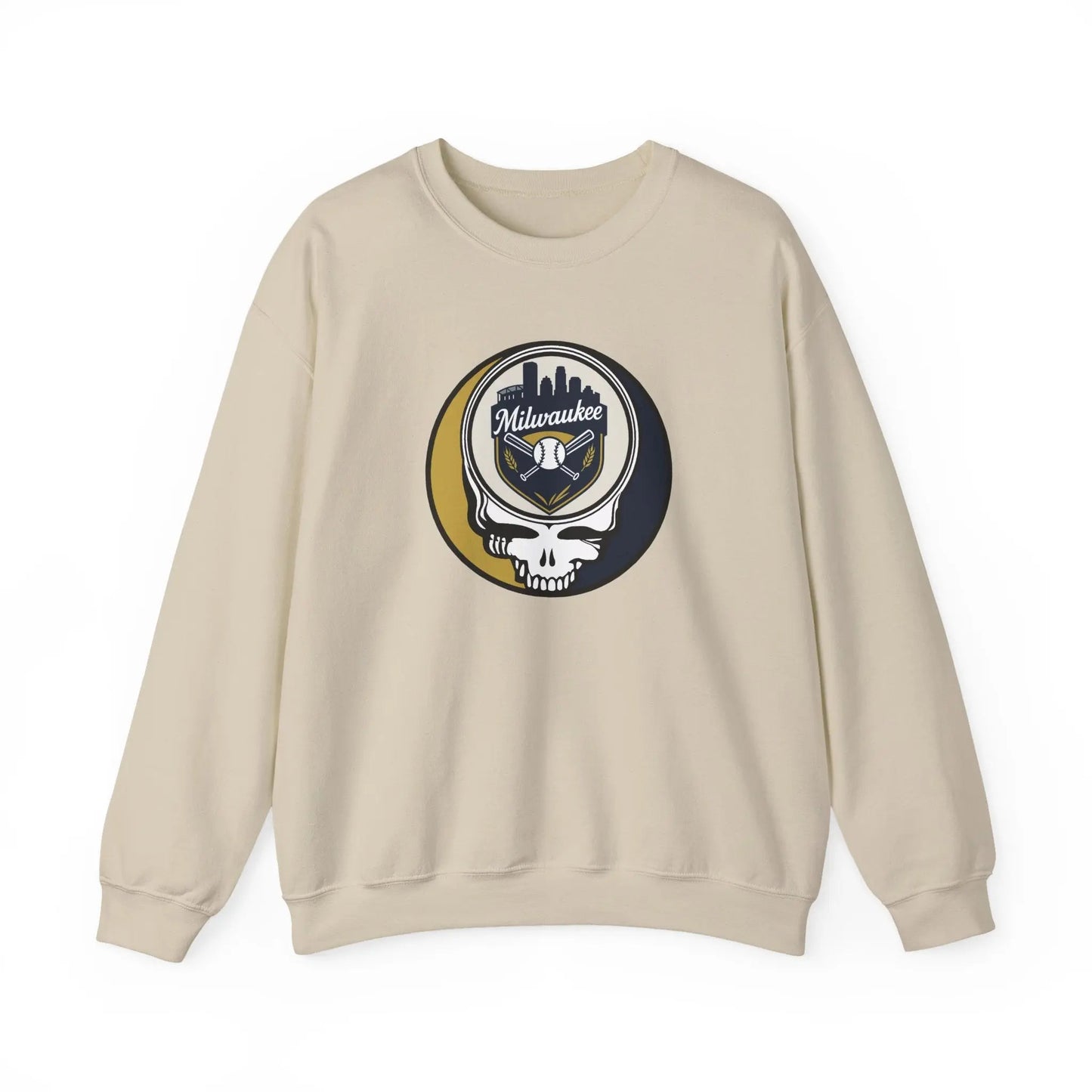 Milwaukee Brewers Original Stealie × Grateful Dead Crewneck