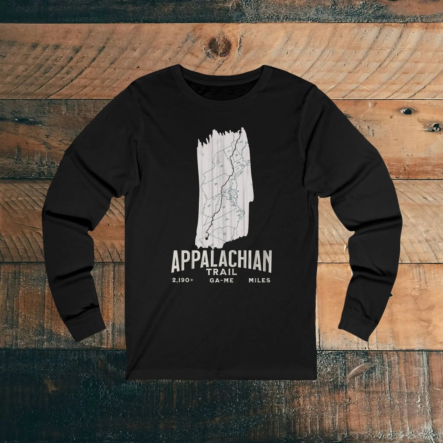 Appalachian National Scenic Trail Long Sleeve T-shirt White Blaze
