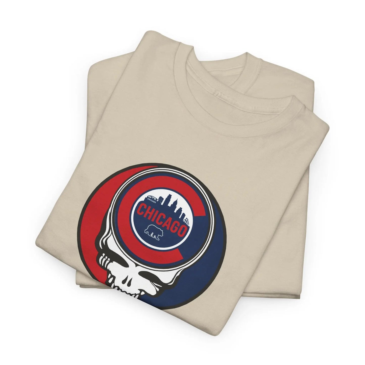 Chicago Cubs original Stealie × Grateful Dead Tee