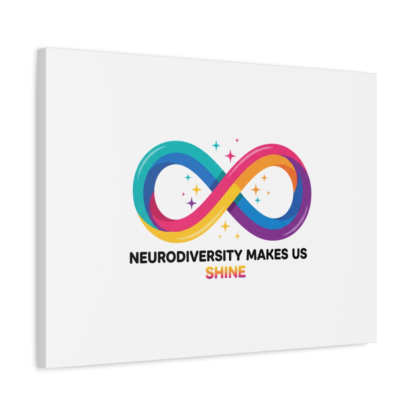 Neurodiversity Makes Us Shine Canvas | Autism Acceptance, Autistic Pride